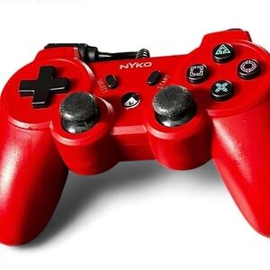 Wired PS3 Controller RED NYKO for Sony Playstation 3 Tested!,